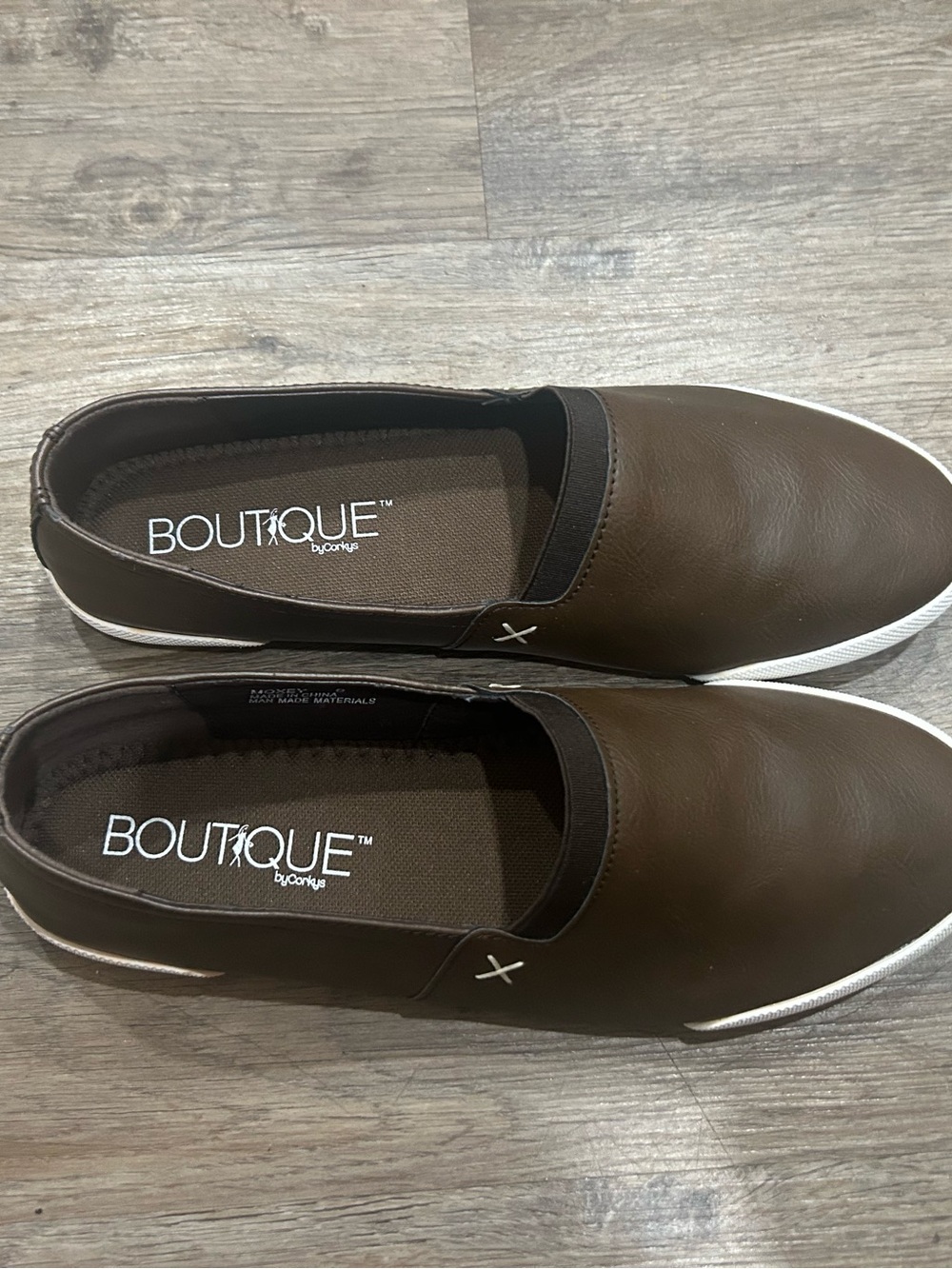 Boutique By Corkys Women’s Size 9 Brown Slip-On Casual Shoes - Picture 4 of 6